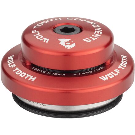 Wolf Tooth Trek Knock Block Headset - IS41/28.6 Upper Assembly, 8mm Stack, Blue