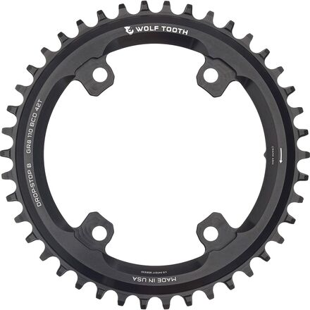 Drop Stop B Asymmetric 4-Bolt Shimano GRX Chainring