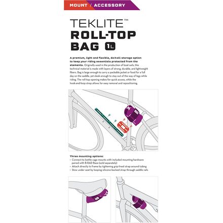 Wolf Tooth Components - TekLite Roll-Top Bag