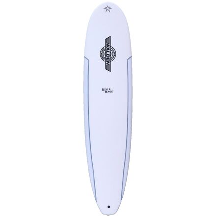 Walden Surfboards - Mini Magic Longboard Surfboard - Clear/Navy