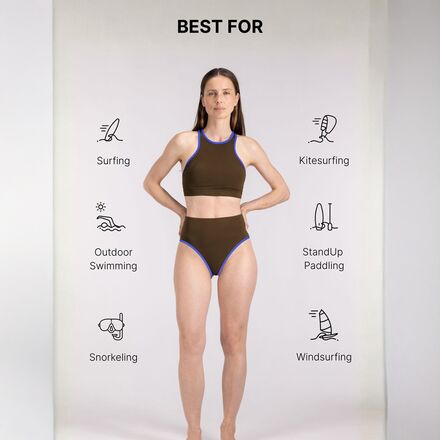 Wallien - Racerfront Tie Bikini Top - Women's