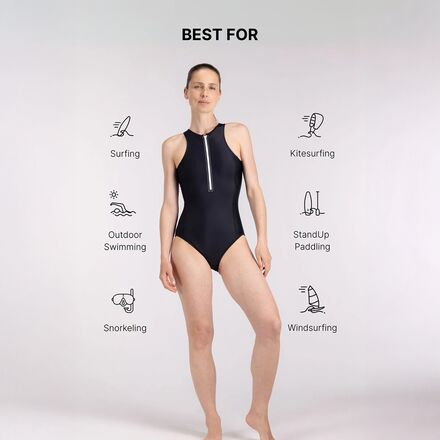 Wallien - Yemaya Full Coverage One-Piece Swimsuit - Women's