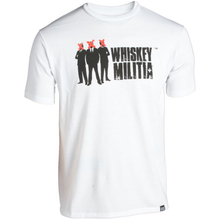 Whiskey Militia - Logo Crew  T-Shirt - Short-Sleeve - Men's