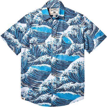 Western Aloha - Alenuihaha Short-Sleeve Aloha Shirt - Men's - Blue