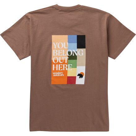 Wondery - Motto Grid T-Shirt - Women's - Clay
