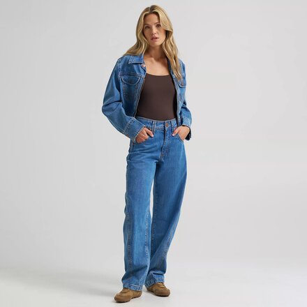 Wrangler - High Rise Super Barrel Jean - Women's