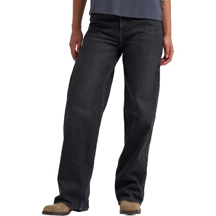 Mid Rise Loose Straight Jean - Women's