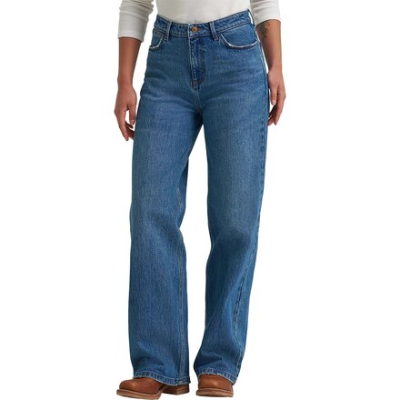 Mid Rise Loose Straight Jean - Women's