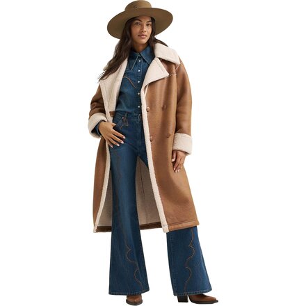 Wrange Faux Shearling Coat - Women's
