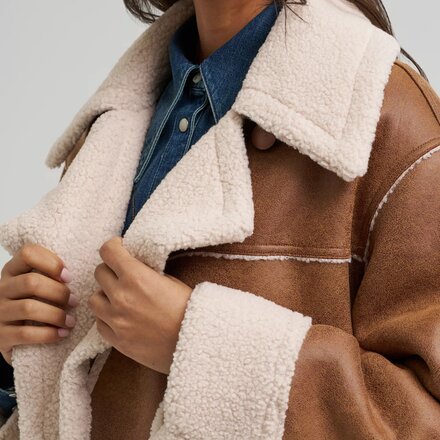 Wrangler - Wrange Faux Shearling Coat - Women's