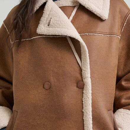 Wrangler - Wrange Faux Shearling Coat - Women's