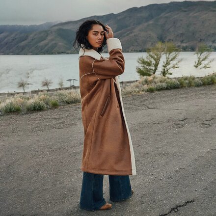 Wrangler - Wrange Faux Shearling Coat - Women's