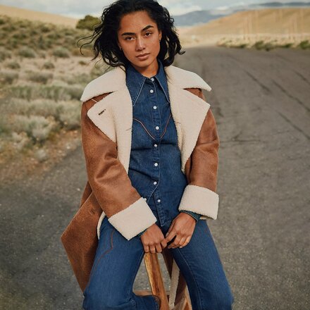 Wrangler - Wrange Faux Shearling Coat - Women's