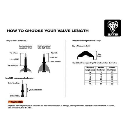 WTB - TCS Standard Presta Valve