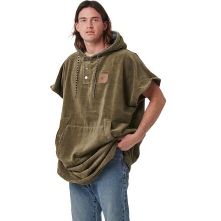 Slowtide - The Digs Poncho - Green