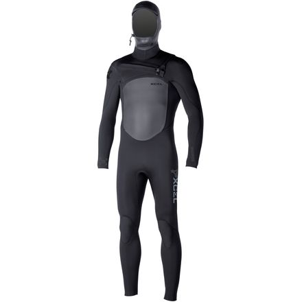 XCEL - 5/4 Infiniti X2 TDC Chest-Zip Hooded Full Wetsuit - Men's