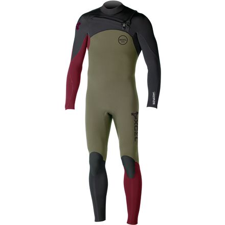 XCEL - Infiniti Comp 3/2 Chest-Zip Full Wetsuit - Men's