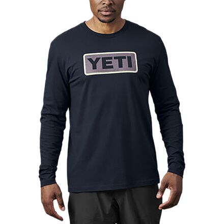 YETI - Logo Badge Long-Sleeve T-Shirt - Men's - Midnight Navy