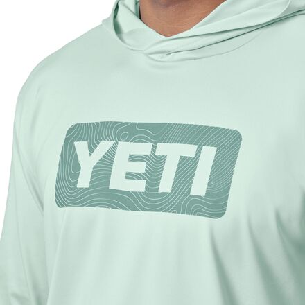 YETI - Wave Logo Badge Hooded Long-Sleeve Sunshirt - Men's