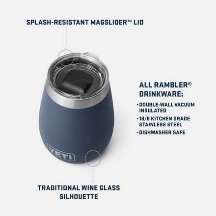 YETI - Rambler 10oz Wine Tumbler MagSlider Lid