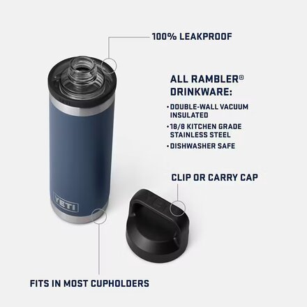 YETI - Rambler 18oz Chug Water Bottle