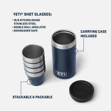 YETI - Shot Glasses & Case