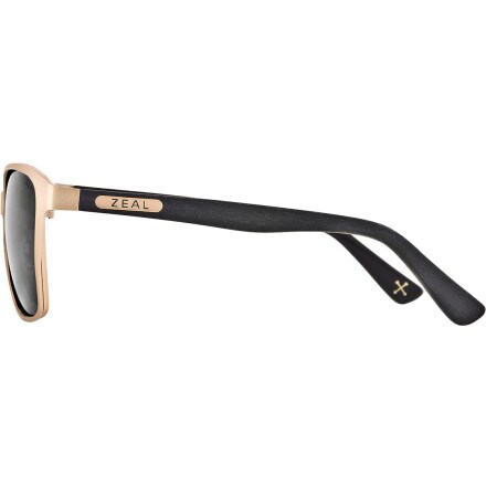 Zeal - Laurel Canyon Polarized Sunglasses - Rose Gold/Dark Grey