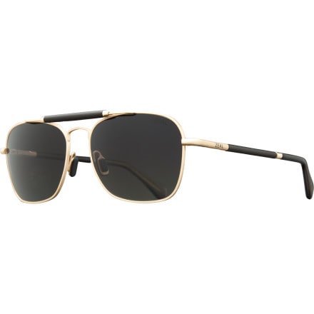 Zeal - Draper Polarized Sunglasses - Matte Gold/Gradient/Dark Grey