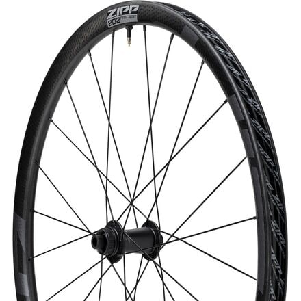 Zipp - 202 Firecrest Carbon Disc Brake Wheel -Tubeless - Black