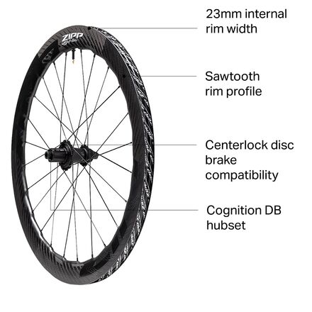 Zipp - 454 NSW Carbon Disc Brake Wheel - Tubeless