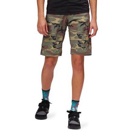 ZOIC - Navaeh Camo Short + Essential Liner - Women's - Green Camo