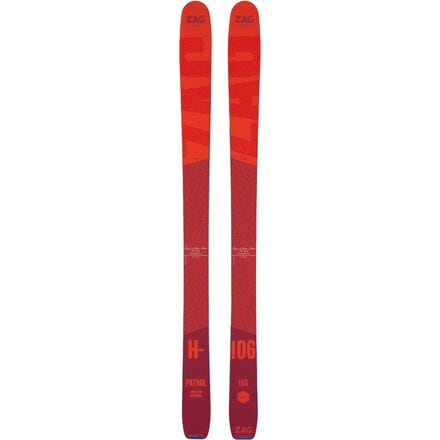 Zag Skis - H106 Ski - 2022 - Red/Burgundy