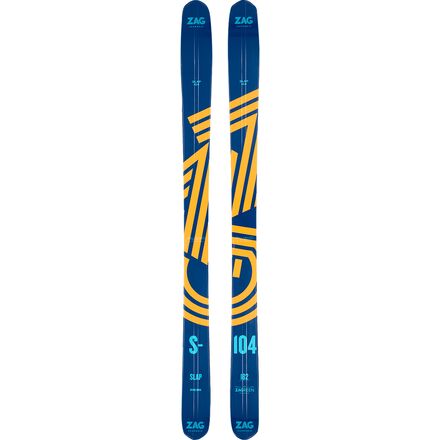 Zag Skis - Slap 104 Ski - 2023 - Dark Blue/Orange