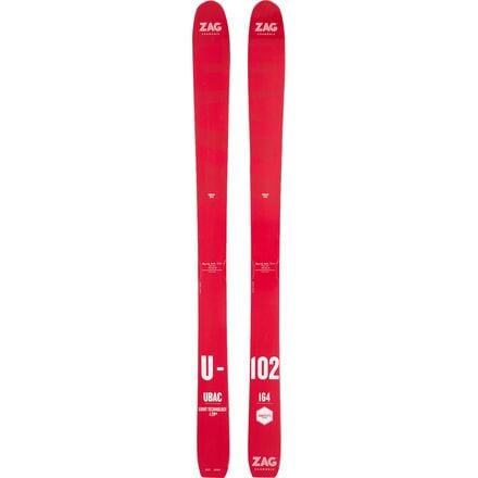 Zag Skis - Ubac 102 Ski - 2023 - Women's - Red/White