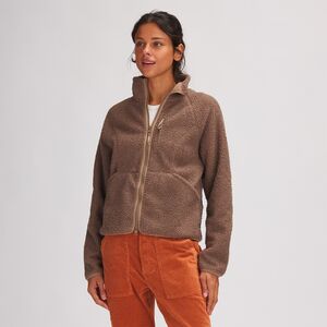 Women's Zip-Front Jacket with Contrast Stitching and Pointed Collar main image 1