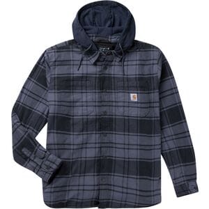 Carhartt Rugged Flex Relaxed Flannel Hooded Shirt Jacket - Men's - Clothing