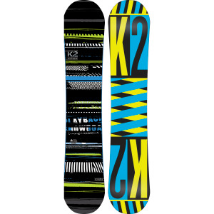 snowboard K2 PLAYBACK, Black/red, woodcore, FLAT