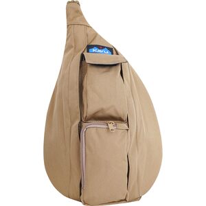 kavu kit pack mini backpack Rope Sack Sling Crossbody - Yosemite maybe cycling along a mountain trail Kavu Mini Rope Sling -