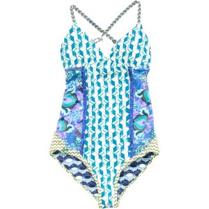 Maaji Blue Box One-Piece Swimsuit - Women's - Clothing
