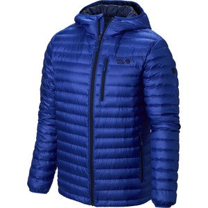 mountain hardwear classic kelvinater Q.Shield Hooded down jacket グレー Ｌ USED 穴有り Mountain Hardwear Kelvinator Hooded Down Jacket - Men's