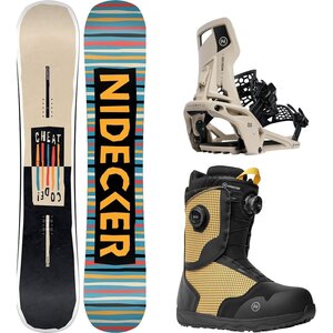 Nidecker Cheat Code Snowboard + OG Supermatic Binding + Rift Boot