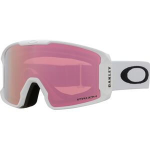 スキー・スノーボードアクセサリー OAKLEY Line Miner XM White prism hi pink Oakley Line Miner M Goggles - Matte White w/ Prizm Hi Pink Iridium