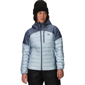 Sweat à Capuche Femme Outdoor Research En Duvet Hélium - Couleur Améthyste - Taille L - Neuf Avec étiquettes