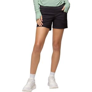 PrAna Women's Kimble Short - Carbon Heather, Medium, 7 Inch Inseam Mid-Rise Active Shorts (Poly/Spandex) - View #4