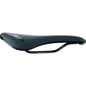 Selle Italia FLITE Boost Gravel TI 316 Superflow – Licht Gravelfietszadel met Anatomisch Gat, Schokdempers en Comfortabele Vulling – Maat S3, Blauw