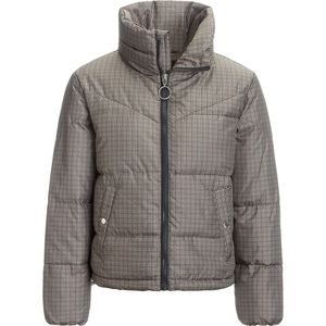 Stoic Printed Cropped Insulated Puffer Jacket - Women's thumbnail