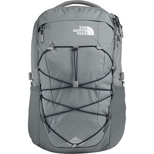 north face backpack gray