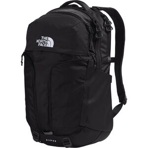 The North Face Surge Backpack, Asphalt Grey Light Heather / TNF Black