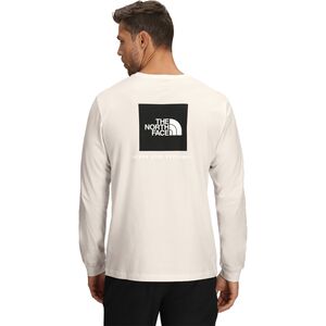 ■THE NORTH FACE■ Men's NSE Long Sleeve T-Shirt WHITE NT7TQ The North Face Men's Box NSE Standard-Fit Logo Graphic Long