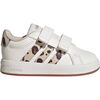 Adidas - Grand Court 3.0 CF Shoe - Toddlers' - Crystal White/Crystal Linen/Aurora Coffee